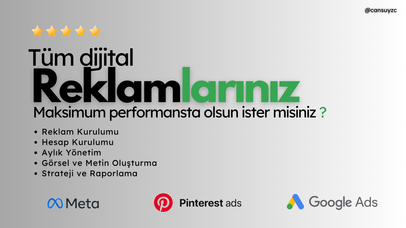 Ben Meta reklam yönetiminizi yaparım